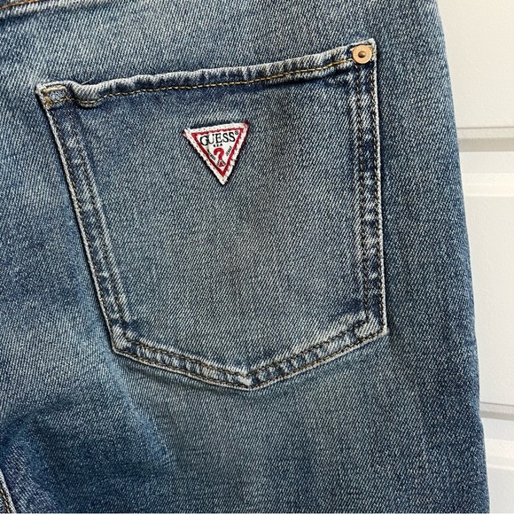 Guess Cropped Slim Straight Jeans Size 26 - Picture 7 of 11